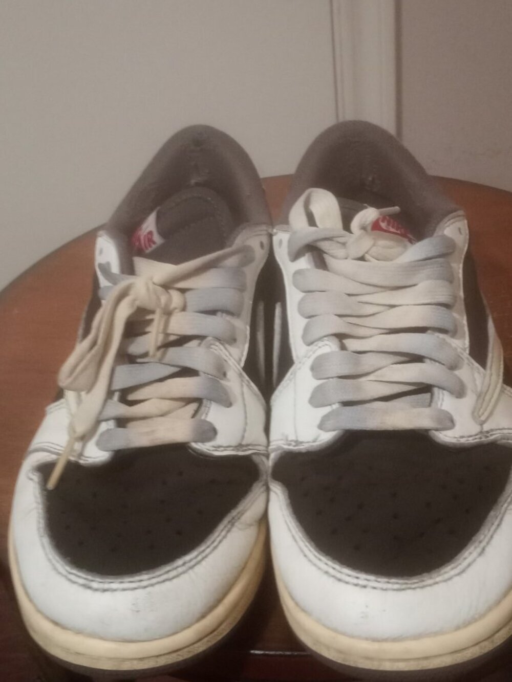 Men's Jordan 1 Retro Low OG SP Travis Scott Reverse Mocha Size 7, PREOWNED - Picture 5 of 16